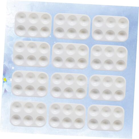 Gadpiparty 20pcs Sturdy Plastic Painting Palette Washable Miniature Paint Racks for Artists in Saudi Arabia