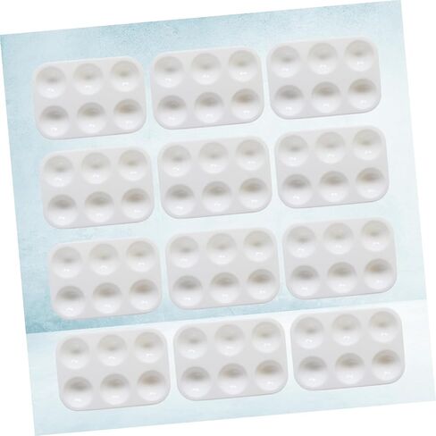 Gadpiparty 20pcs Sturdy Plastic Painting Palette Washable Miniature Paint Racks for Artists in Saudi Arabia