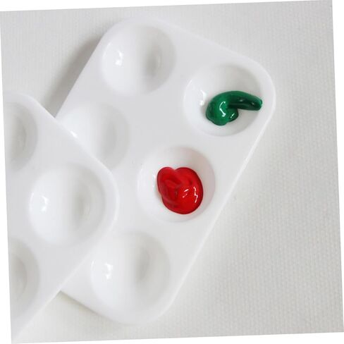 Gadpiparty 20pcs Sturdy Plastic Painting Palette Washable Miniature Paint Racks for Artists in Saudi Arabia