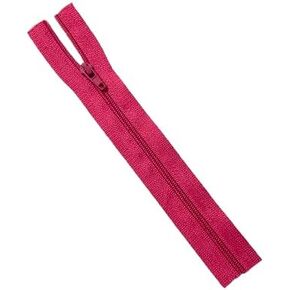 Multicolor Nylon Zipper Set #3, 7-18 Inch Length, Invisible Zippers for Clothing, Backpacks, Boots, Crafts Tailoring (Hot Pink, 12 Inch) in Kuwait