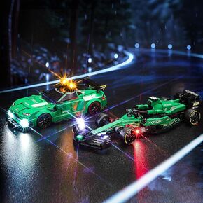 LED Lighting Compatible with Lego Aston Martin Safety Car & AMR23 76925, Light Kit Compatible with Lego 76925, Giving Light to Model, NOT Included The Model Set（Standard Version） in Saudi Arabia