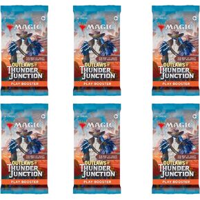 عام 6 حزم MTG Play Booster Pack Lot MTG Outlaws of Thunder Junction in Saudi Arabia