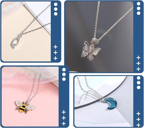 20PCS Necklace Chain with Lobster Clasps, Stainless Steel Necklace Chains, 17.7Inch 1.5mm Silver Chain for Jewelry Making and DIY Accessories, Necklace-Set (Fashion, Thin, Dainty and Sturdy) in Saudi Arabia