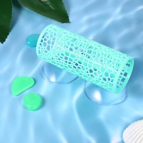 Betta Fish Ammock Toys Accessories Tank Exclists Betta Tunnel مع أكواب شفط ، أرجوحة خزان السمك Bettas البلاستيكية للأسماك الصغيرة ، ألعاب الروبيان إكسسوارات ديكور السمك (الأخضر) in Kuwait