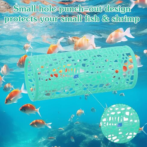 Betta Fish Ammock Toys Accessories Tank Exclists Betta Tunnel مع أكواب شفط ، أرجوحة خزان السمك Bettas البلاستيكية للأسماك الصغيرة ، ألعاب الروبيان إكسسوارات ديكور السمك (الأخضر) in Kuwait
