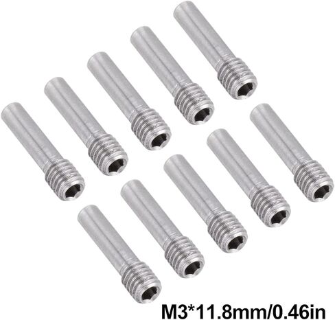 20Pack Hard Steel M3x12MM Driveshafts Screw Pins Compatible with Axial SCX10 90046 Traxxas TRX-4 D90 Tamiya CC01 1/10 RC Crawler Car in Saudi Arabia