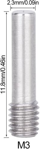 20Pack Hard Steel M3x12MM Driveshafts Screw Pins Compatible with Axial SCX10 90046 Traxxas TRX-4 D90 Tamiya CC01 1/10 RC Crawler Car in Saudi Arabia