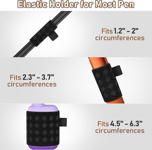 Neck Lanyard for Most Pen Devices, Anti-Lost Lanyard with 3 Sizes Elastic Holder for S-k/V-e/Br-ze/B-u/G-k in Kuwait