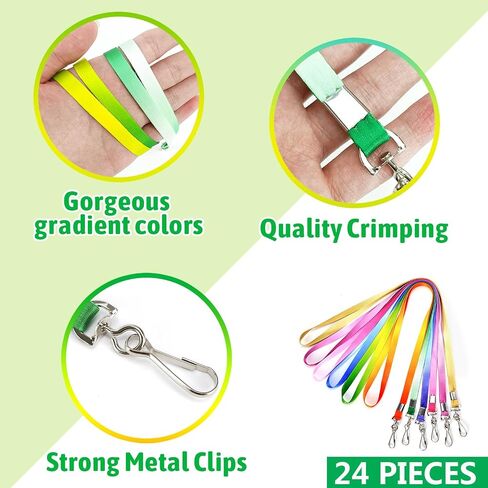 Cruise Lanyards for id badges تصميم التدرج مع مقاطع ربط دوارة لبطاقات اسم العلامة Carnival Sail Keys in Kuwait