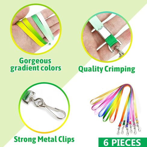 Cruise Lanyards for id badges تصميم التدرج مع مقاطع ربط دوارة لبطاقات اسم العلامة Carnival Sail Keys in Kuwait