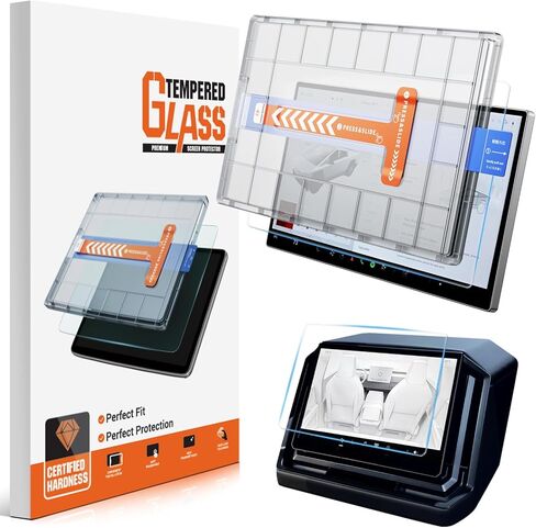 for Toyota 2022-2024 Tundra& 2023-2024 Sequoia 14" Screen Protector [Anti-glare] - HD Clear/Anti-fingerprint/ 2 Pack in Kuwait