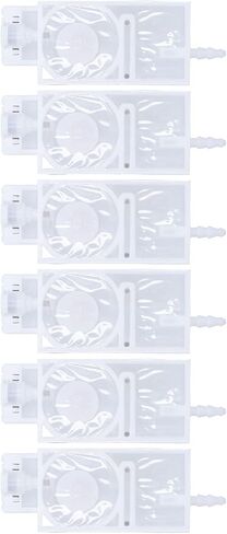 6PCS Ink Damper, PP Material Printer Damper, in Line Interface Ink Damper for 4 X 3 mm Ink Tube Compatible with XP600 Printer (White) in Saudi Arabia