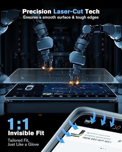 for Toyota 2022-2024 Tundra& 2023-2024 Sequoia 14" Screen Protector [Anti-glare] - HD Clear/Anti-fingerprint/ 2 Pack in Kuwait