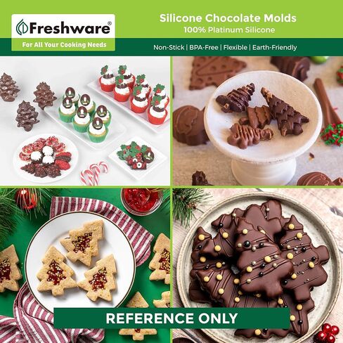 Freshware 12-Cavity Petite Silicone Mould للصابون ، الخبز ، الرغيف ، الكعك ، الكعكة ، خبز الذرة ، فطيرة الجبن ، بودنغ ، وأكثر من ذلك in Kuwait