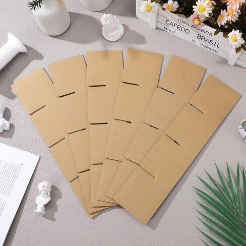 GLEAVI Cardboard Box Dividers for Moving: 5 مجموعات من الورق الشحن من الورق المقوى من السهل تجميعها لفواكه فاكهة المطبخ لوازم تعبئة الأدوات الزجاجية in Saudi Arabia
