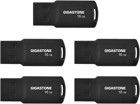 GIGASTONE V70 16GB 5-Pack USB 2.0 Flash Drive Thumb Drive Memory Stick Pen Drive Capless Design Pen Drive in Kuwait
