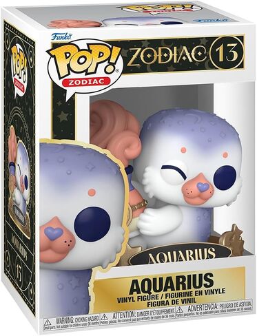 فونكو بوب! Zodiac: Aquarius Finy Finy Figure - فكرة الهدية - البضائع الرسمية - ألعاب لعشاق الأطفال والبالغين - نموذج نموذج لهواة الجمع والعرض in Saudi Arabia
