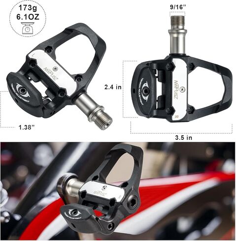 دواسات دراجة SPD Spin، دواسة دراجة للتمرين الداخلي متوافقة مع دواسات دلتا المظهر Peloton/Shimano SPD Spin مع SPD وDelta Cleats in Kuwait