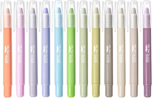 Mr. Pen- gel Highlighter ، 12 حزمة ، ألوان الباستيل ، أبراج الكتاب المقدس لا نزيف ، لا نزيف من أدوات نزيف in Saudi Arabia