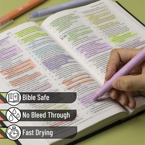 Mr. Pen- gel Highlighter ، 12 حزمة ، ألوان الباستيل ، أبراج الكتاب المقدس لا نزيف ، لا نزيف من أدوات نزيف in Saudi Arabia