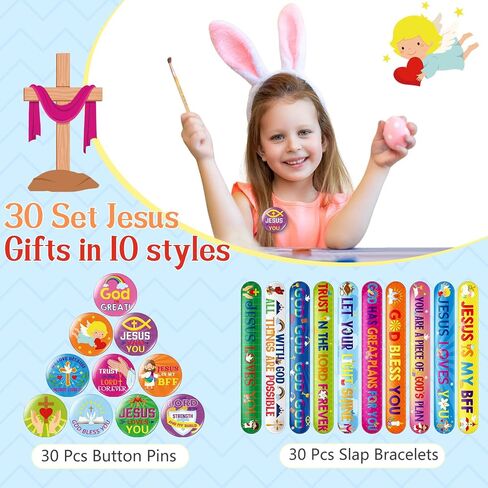 60 Pcs Christian Slap Bracelets Religious Gifts Bible Verse Slap Bracelets Bulk with Badges Jesus Love You Wristbands Inspirational Gifts for VBS Sunday School Supplies Birthday Party Favors in Saudi Arabia
