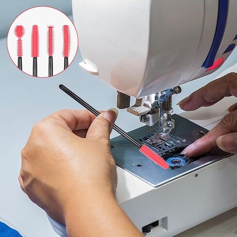 80 PCS Nook و Cranny Machine Cleaning Cleaning Frushes Silicone Clicone Chense Bristles Clean Brush Small Spaces أدوات الخياطة للفرقة الداخلية لفجوات آلة الكمبيوتر in Kuwait
