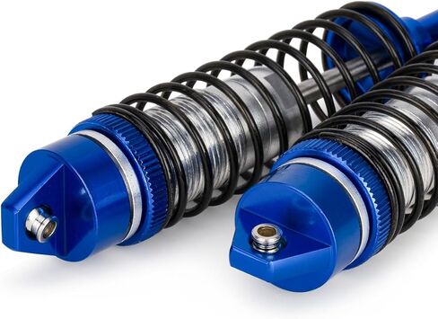 4pcs Oil All Metal Shocks RC Shock Absorber Damper Set for Traxxas Rustler 4X4 VXL Slash 2WD 4x4 Hoss Stampede Bandit Nitro Shock Absorber Damper Set 1/10 Upgrades Parts Replace of 5862 (Green) in Saudi Arabia