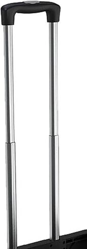 Staples Plastic/Poly Mobile Utility Cart with Dual Wheel, Black, 2/Pack (ST60714-CCVS) in Saudi Arabia