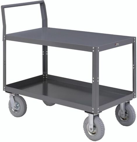 Global Industrial Two على الرف العربة الثقيلة للخدمة الثقيلة ، 1200 رطل. السعة ، 48 "L x 30" W × 31 "H in Saudi Arabia