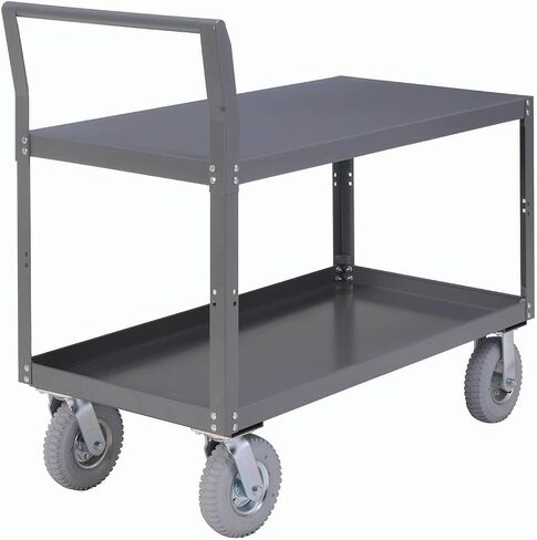Global Industrial Two على الرف العربة الثقيلة للخدمة الثقيلة ، 1200 رطل. السعة ، 48 "L x 30" W × 31 "H in Saudi Arabia