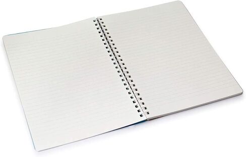 KOKUYO Spiral Lined Notebook, 8.3'' x 5.8'' Pastel Journal A5 Soft Ring Notebooks with Dot 6 mm Ruled, 50 Sheets, Light Blue 1 Subject Notebook, Note Taking for School. Japan Import (SU-SV331BT-LB) in Saudi Arabia