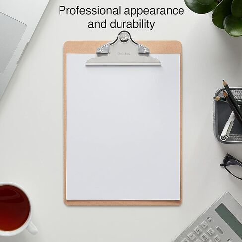 Staples Hardboard Clipboards ، حجم الرسالة ، البني الطبيعي ، 3/حزمة (44291) in Saudi Arabia
