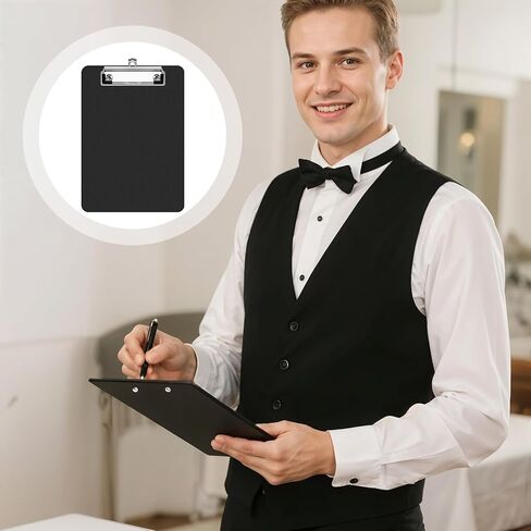 Giantree 20 Pack Small Clipboards 6 x 9 Inch, A5 Memo Mini Clipboards with Pen Holder, Plastic Check Presenters for School Office Restaurant Cafe Hotel Cafe Shopping List in Saudi Arabia