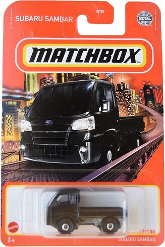Hot Wheels Matchbox Subaru Sambar - Black 57/100 in Saudi Arabia