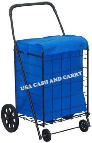 TM Jumbo Liner, Blue, 24" x 18" x 15" - Fits Large Shopping Carts in Saudi Arabia