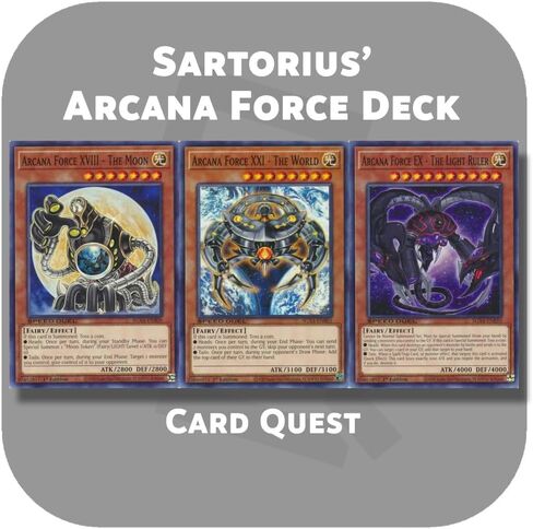 مجموعة مخصصة كاملة ل yu-gi-oh! GX - Sartorius 'Arcana Force Deck in Kuwait