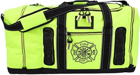 حقيبة معدات Lightning X Fireman Fireman المعاد تصميمها حديثًا مع حجرة للخوذة وفتحات شبكية وصليب مالطي للمستجيب الأول in Kuwait