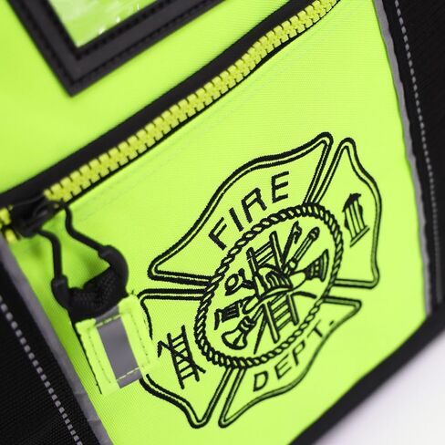 حقيبة معدات Lightning X Fireman Fireman المعاد تصميمها حديثًا مع حجرة للخوذة وفتحات شبكية وصليب مالطي للمستجيب الأول in Kuwait