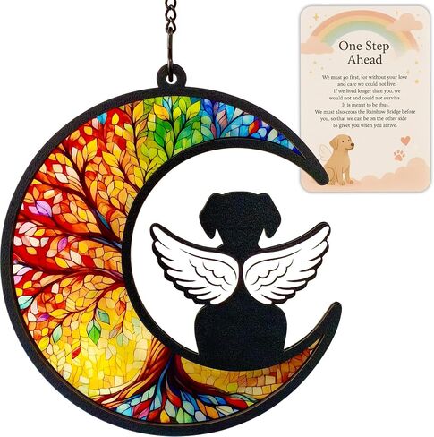 Pet Memorial Suncatcher, Dog Memorial Gifts, Pet Loss, Pet Sympathy, Thoughtful Dogs Remembrance, Bereavement Gifts in Saudi Arabia