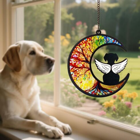 Pet Memorial Suncatcher, Dog Memorial Gifts, Pet Loss, Pet Sympathy, Thoughtful Dogs Remembrance, Bereavement Gifts in Saudi Arabia