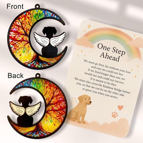 Pet Memorial Suncatcher, Dog Memorial Gifts, Pet Loss, Pet Sympathy, Thoughtful Dogs Remembrance, Bereavement Gifts in Saudi Arabia