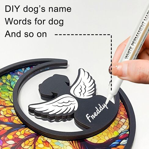 Pet Memorial Suncatcher, Dog Memorial Gifts, Pet Loss, Pet Sympathy, Thoughtful Dogs Remembrance, Bereavement Gifts in Saudi Arabia