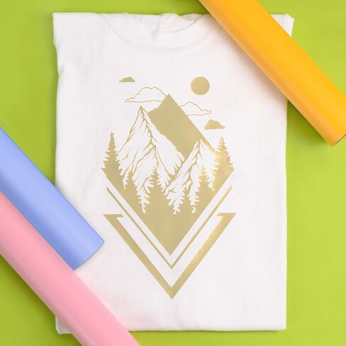SISER Easyweed Heat Transfer Vinyl 11.8 "× 2 قدمًا - متوافق مع SISER ROMEO/JULIET وغيرها من قواطع المهنية أو الحرف - Layerable - CPSIA معتمد (Vegas Gold - Hex #AEA46F) in Saudi Arabia