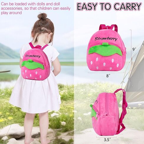Pedolltree 12 Pcs Set Reborn Dolls Newborn Baby Girl Clothes Pink Elephant Outfit Accessories for 17-22 Inch Reborn Baby Dolls with Strawberry Backpack&Feeding Set in Saudi Arabia