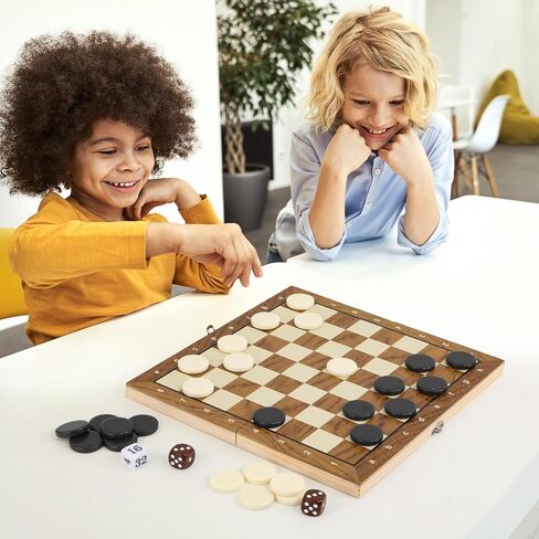 Ceramic Chess Pieces - 1.26 inches Diameter for Backgammon, Checkers, and Board Games - Backgammon Pieces only in Saudi Arabia