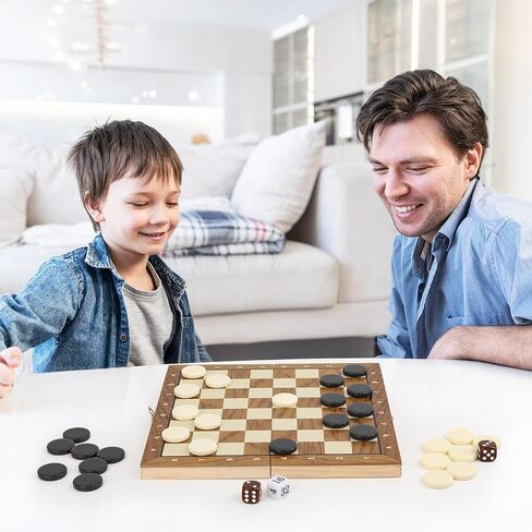 Ceramic Chess Pieces - 1.26 inches Diameter for Backgammon, Checkers, and Board Games - Backgammon Pieces only in Saudi Arabia