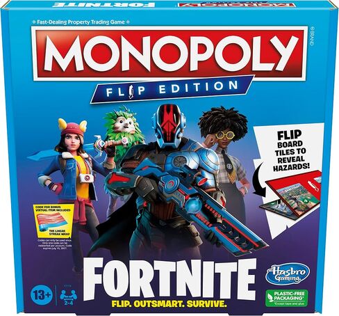 Hasbro Gaming Monopoly Flip Edition: Game Fortnite Board Faner in Saudi Arabia