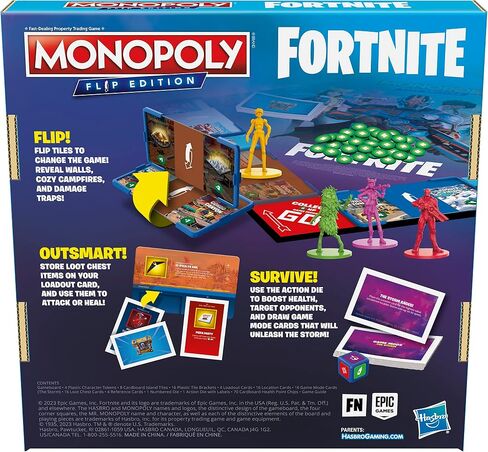 Hasbro Gaming Monopoly Flip Edition: Game Fortnite Board Faner in Saudi Arabia