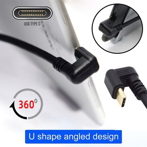 xiwai 180 Degree Up & Down Angled Type-C USB-C OTG to USB 3.0 Female Extension Adapter for Cell Phone & Tablet in Saudi Arabia