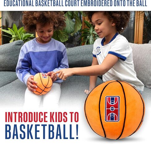 فرانكلين سبورت MyFirst Soft Plush Sports Balls - كرة سلة ألعاب أفخم محشوة ، بيسبول + كرة قدم للأطفال - NBA ، MLB + NFL كرات رياضية ناعمة - ألعاب أطفال ممتعة + ديكورات الغرفة in Kuwait